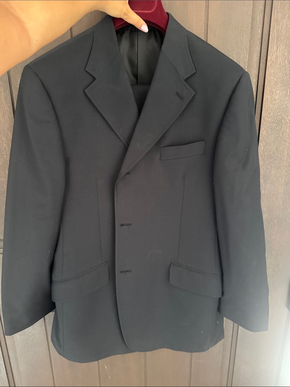 Men's Black Sport Coat Blazer - Classic Tailored Look